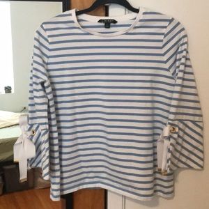 Ralph Lauren striped 3/4 sleeve top